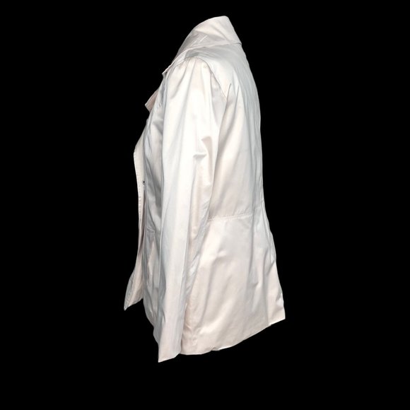 Calvin Klein Latte Asymmetrical Belted Wrap Jacket - Picture 5 of 9